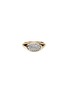 Main View - Click To Enlarge - JOHN HARDY - Pebble 14K Gold Diamond Ring — Size 6
