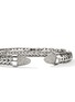  - JOHN HARDY - Spear 50 Sterling Silver Diamond Flex Cuff — Size M