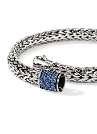Detail View - Click To Enlarge - JOHN HARDY - Icon Sterling Silver Sapphire Medium Bracelet — Size UM