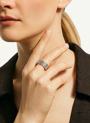  - JOHN HARDY - Icon Link Sterling Silver Band Ring — Size 9