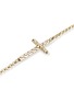 Detail View - Click To Enlarge - JOHN HARDY - JH Essentials Spiritual 14K Gold Mini Rolo Chain Cross Bracelet — Size US