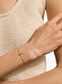  - JOHN HARDY - JH Essentials Spiritual 14K Gold Mini Rolo Chain Cross Bracelet — Size US