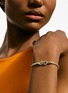  - JOHN HARDY - Legends Naga 14K Gold Diamond Pavé Slim Chain Bracelet — Size US