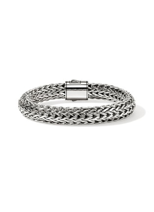 Detail View - Click To Enlarge - JOHN HARDY - Icon Sterling Silver Sapphire Large Bracelet — Size UL