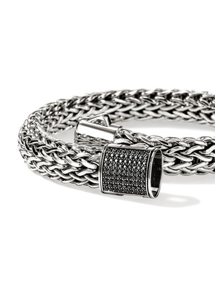 Detail View - Click To Enlarge - JOHN HARDY - Icon Sterling Silver Sapphire Large Bracelet — Size UL
