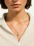  - JOHN HARDY - JH Essentials Spiritual Sterling Silver Cross Pendant Rolo Chain Necklace — Size 16-18