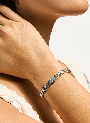  - JOHN HARDY - Icon Sterling Silver Sapphire Small Bracelet — Size UM