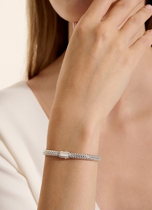  - JOHN HARDY - Icon 14K Gold Sterling Silver Extra Small Reversible Bracelet — Size US BG