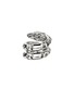 Detail View - Click To Enlarge - JOHN HARDY - Legends Naga Sterling Silver Diamond Pavé Sapphire Double Wrap Ring — Size 8