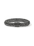 Main View - Click To Enlarge - JOHN HARDY - Icon Sterling Silver Black Rhodium Sapphire Large Bracelet — Size UM