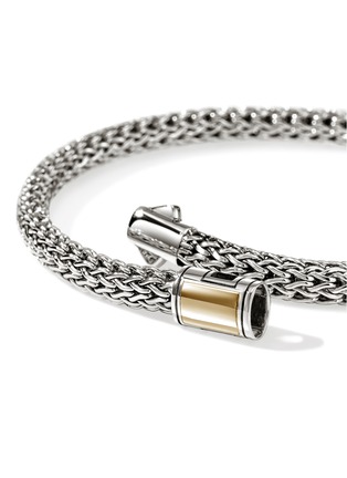 Detail View - Click To Enlarge - JOHN HARDY - Icon 14K Gold Sterling Silver Extra Small Bracelet — Size US