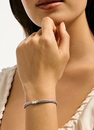  - JOHN HARDY - Icon 14K Gold Sterling Silver Extra Small Bracelet — Size US