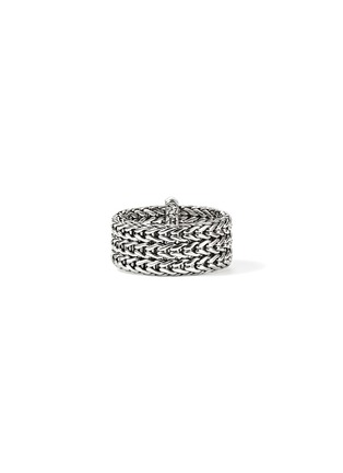 Detail View - Click To Enlarge - JOHN HARDY - Icon Link Sterling Silver Band Ring — Size 9