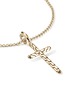Detail View - Click To Enlarge - JOHN HARDY - JH Essentials Spiritual 14K Gold Cross Pendant Rolo Chain Necklace — Size 16-18