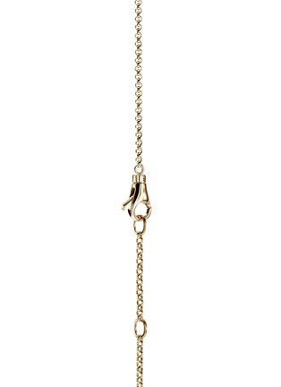 Detail View - Click To Enlarge - JOHN HARDY - JH Essentials Spiritual 14K Gold Cross Pendant Rolo Chain Necklace — Size 16-18