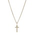 Main View - Click To Enlarge - JOHN HARDY - JH Essentials Spiritual 14K Gold Cross Pendant Rolo Chain Necklace — Size 16-18