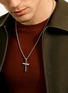  - JOHN HARDY - Icon 50 Sterling Silver Cross Pendant Box Chain Necklace — Size 22