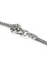 Detail View - Click To Enlarge - JOHN HARDY - Legends Naga Sterling Silver Diamond Pavé Sapphire Slim Chain Bracelet — Size US