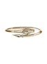 Main View - Click To Enlarge - JOHN HARDY - Legends Naga 14K Gold Diamond Pavé Cuff — Size M