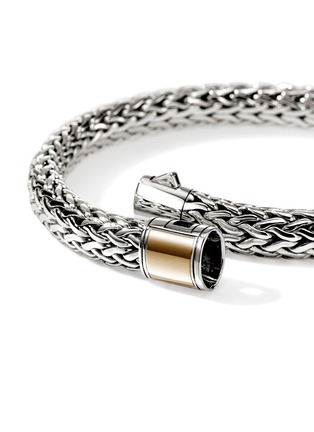 Detail View - Click To Enlarge - JOHN HARDY - Icon 14K Gold Sterling Silver Medium Bracelet — Size UM