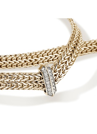  - JOHN HARDY - Icon Link 14K Gold Diamond Pavé Necklace — 16