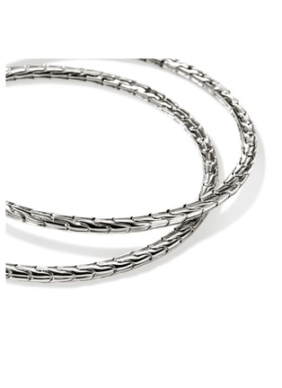 Detail View - Click To Enlarge - JOHN HARDY - JH Essentials Sterling Silver Hoop Earrings