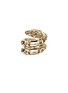 Detail View - Click To Enlarge - JOHN HARDY - Legends Naga 14K Gold Diamond Pavé Sapphire Double Wrap Ring — Size 7