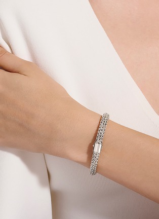  - JOHN HARDY - Icon 14K Gold Sterling Silver Small Reversible Bracelet — UM BG