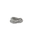 Detail View - Click To Enlarge - JOHN HARDY - Icon Chevron Sterling Silver Chain Crossover Ring — Size 7