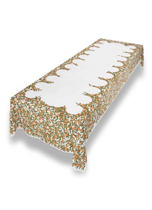 Detail View - Click To Enlarge - SUMMERILL & BISHOP - L'Orangerie Linen Tablecloth