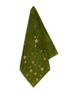 Detail View - Click To Enlarge - SUMMERILL & BISHOP - Falling Stars Linen Napkin — Avocado Green
