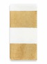 Detail View - Click To Enlarge - SUMMERILL & BISHOP - Stripe Linen Napkin — Gold