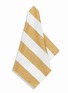 Detail View - Click To Enlarge - SUMMERILL & BISHOP - Stripe Linen Napkin — Gold