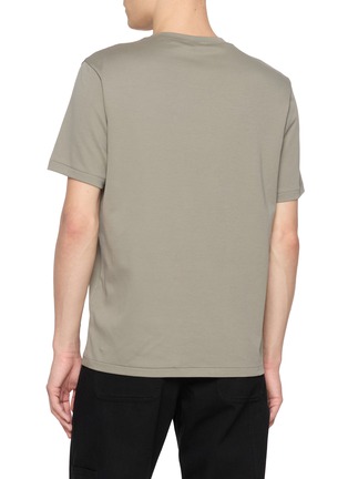 Back View - Click To Enlarge - ATTACHMENT - Slim Fit Crewneck Cotton T-Shirt