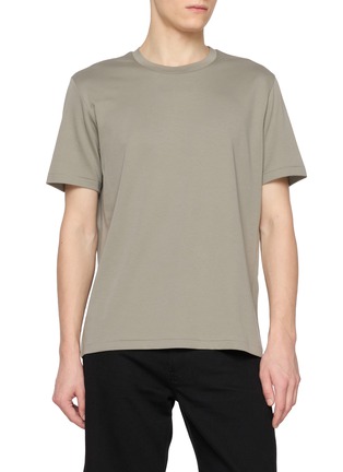 Main View - Click To Enlarge - ATTACHMENT - Slim Fit Crewneck Cotton T-Shirt