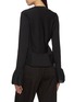 Back View - Click To Enlarge - ODAKHA - Embroidered Gynoid Knit Top