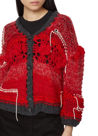  - ODAKHA - Rouge Flowers Cardigan