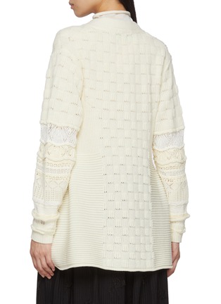 Back View - Click To Enlarge - ODAKHA - Crazy Knit Cardigan