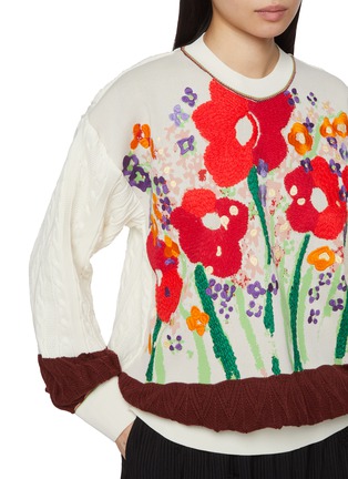  - ODAKHA - Fortune Flowers Knit Top