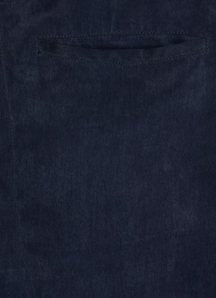 - DRIES VAN NOTEN - Single Breasted Washed Cupro Blazer