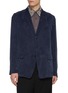 Main View - Click To Enlarge - DRIES VAN NOTEN - Single Breasted Washed Cupro Blazer