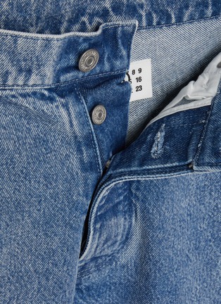  - MM6 MAISON MARGIELA - Light Washed Hybrid Cotton Denim Jeans