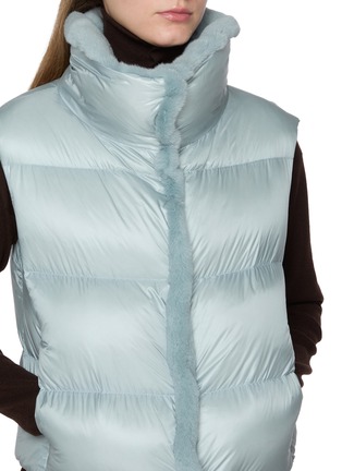  - KRUF - Mink Fur Collar Down Vest