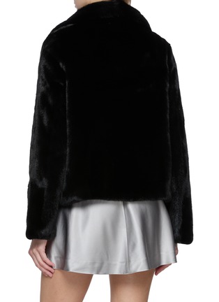 Back View - Click To Enlarge - KRUF - Mink Fur Biker Jacket
