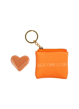 Main View - Click To Enlarge - HIGH FIVE CLUB - Baby Cupid Bian Stone Sculpting Gua Sha — Pink