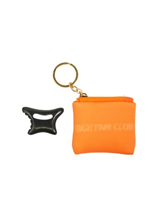 Main View - Click To Enlarge - HIGH FIVE CLUB - Baby Goddess Bian Stone Sculpting Gua Sha — Black