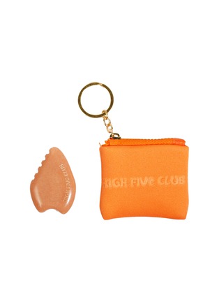 Main View - Click To Enlarge - HIGH FIVE CLUB - Baby Nugget Bian Stone Sculpting Gua Sha — Pink