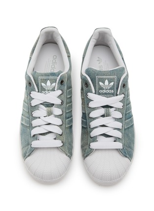 Detail View - Click To Enlarge - ADIDAS - Superstar II Premium Denim Men's Sneakers