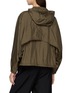 Back View - Click To Enlarge - HERNO - Zip Up Hooded Windbreak Jacket