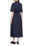 Back View - Click To Enlarge - HERNO - Short Sleeve Drawstring Waist Shirt Dress